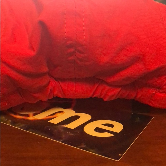 SOLD! Supreme Raised Logo Patch Camp Cap Red - Picture 6 of 7